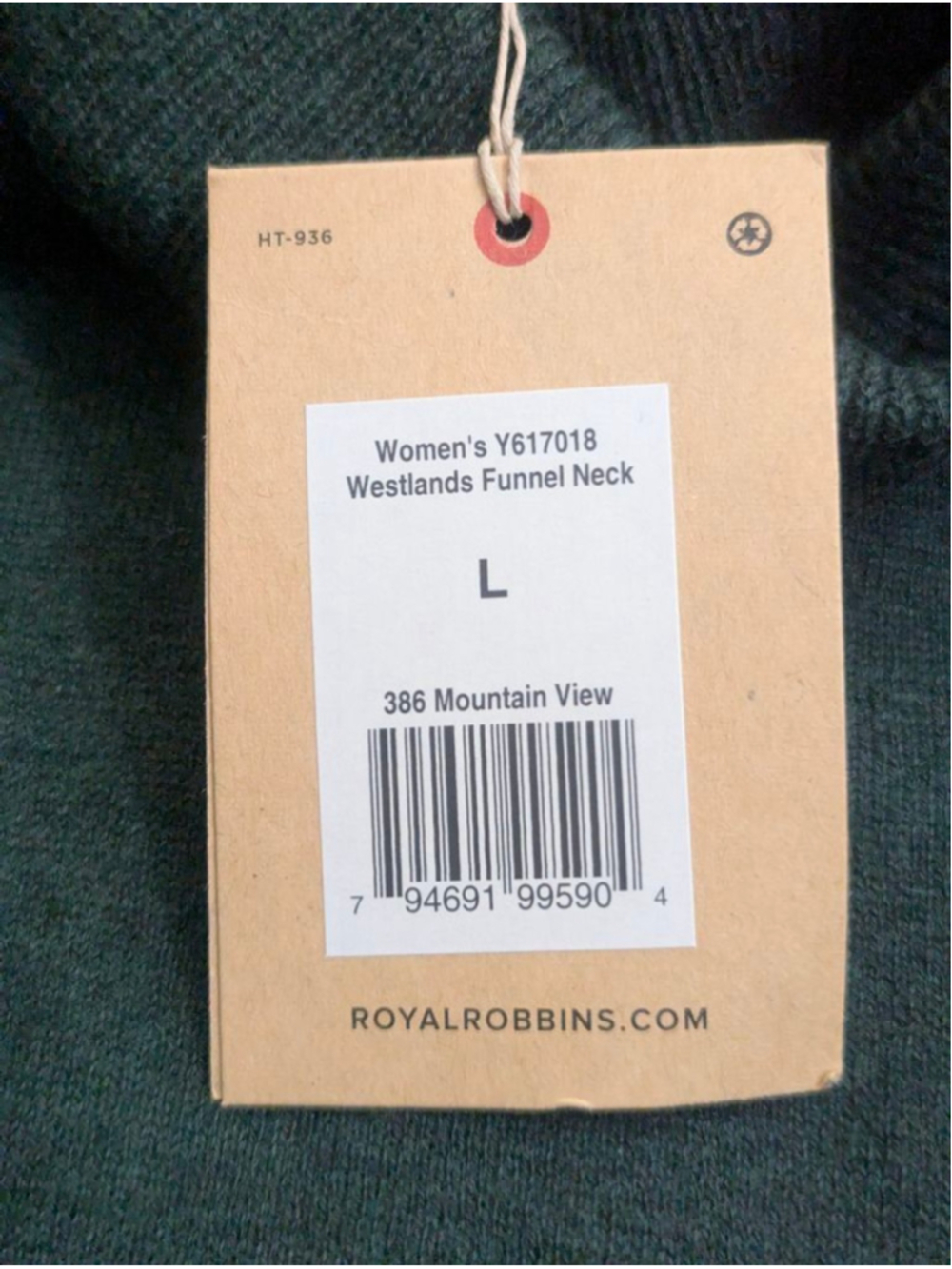 Royal Robbins Seawool Sweater Large Merino Wool Blend - Picture 6 of 12